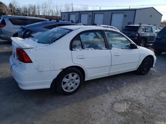 2HGES16574H580004 - 2004 HONDA CIVIC LX WHITE photo 3