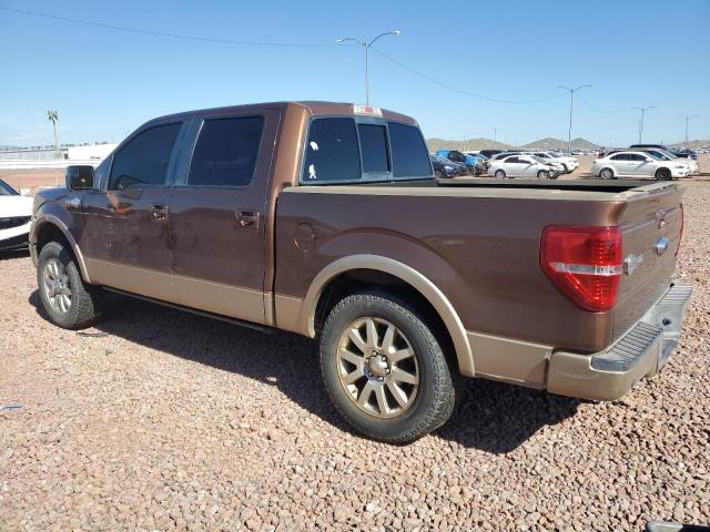 1FTFW1EF4BKD44207 - 2011 FORD F150 SUPERCREW BROWN photo 2