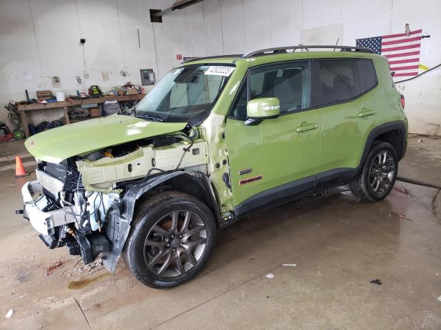 ZACCJBBTXGPC92564 - 2016 JEEP RENEGADE LATITUDE GREEN photo 1