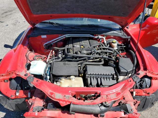 JM1NC25F760112499 - 2006 MAZDA MX-5 MIATA RED photo 11