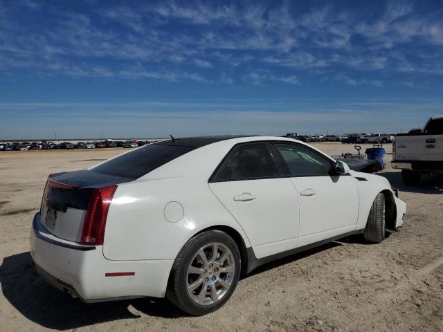 1G6DV57V580153568 - 2008 CADILLAC CTS HI FEATURE V6 WHITE photo 3