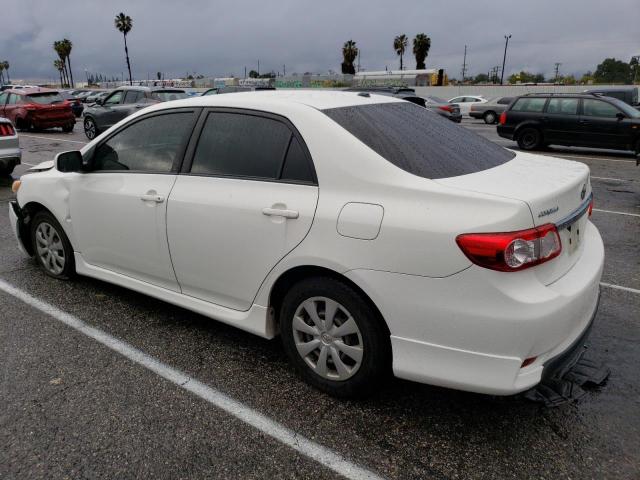 JTDBU4EE2BJ093285 - 2011 TOYOTA COROLLA BASE WHITE photo 2