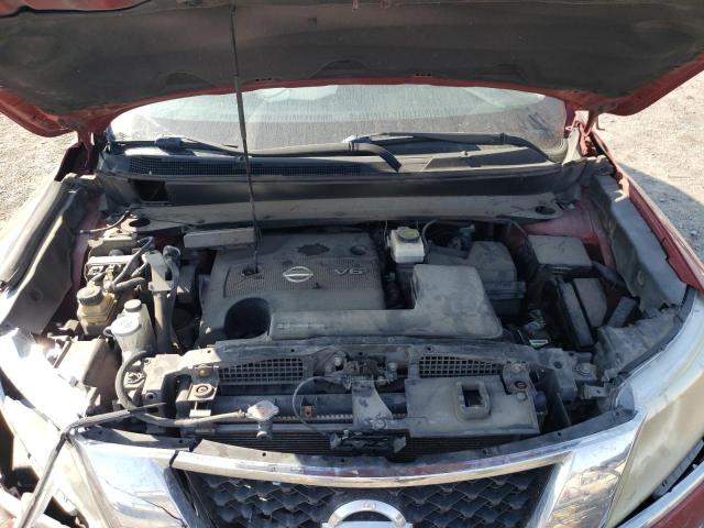 5N1AR2MN5DC604400 - 2013 NISSAN PATHFINDER S MAROON photo 12