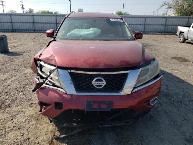 5N1AR2MN5DC604400 - 2013 NISSAN PATHFINDER S MAROON photo 5