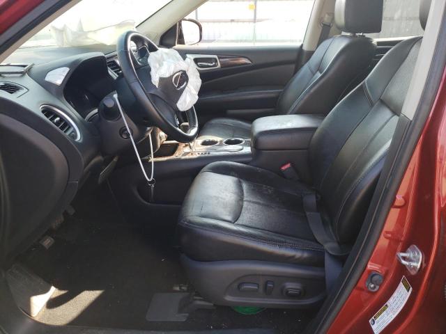 5N1AR2MN5DC604400 - 2013 NISSAN PATHFINDER S MAROON photo 7