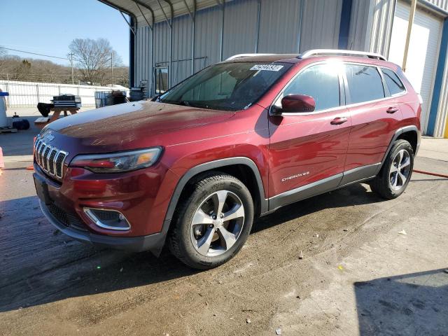 1C4PJMDX1KD449760 - 2019 JEEP CHEROKEE LIMITED RED photo 1