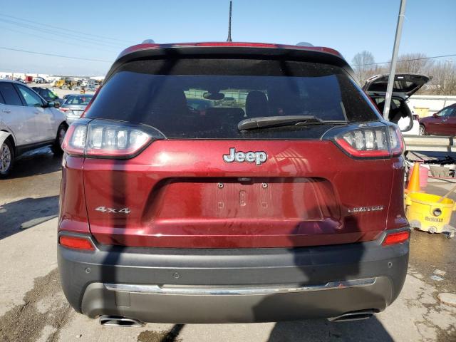 1C4PJMDX1KD449760 - 2019 JEEP CHEROKEE LIMITED RED photo 6