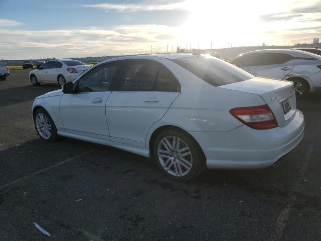 WDDGF54X48R016183 - 2008 MERCEDES-BENZ C 300 WHITE photo 2