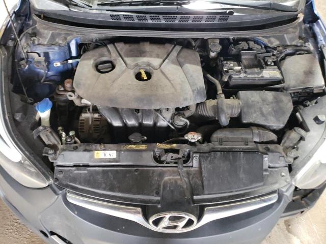 5NPDH4AE0GH726613 - 2016 HYUNDAI ELANTRA SE BLUE photo 11