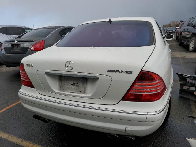 WDBNG74J93A373774 - 2003 MERCEDES-BENZ S 55 AMG WHITE photo 6