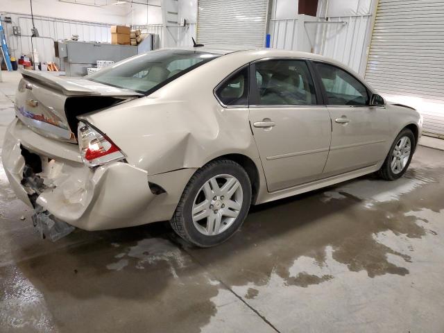 2G1WG5EK0B1270519 - 2011 CHEVROLET IMPALA LT TAN photo 3