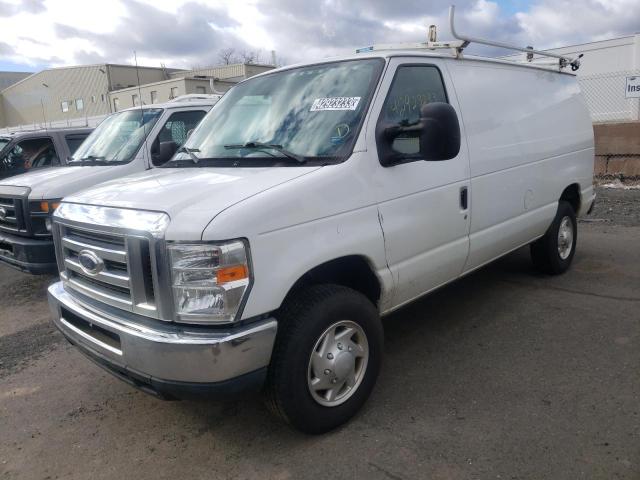 1FTSE3EL1CDA52653 - 2012 FORD ECONOLINE E350 SUPER DUTY VAN WHITE photo 1