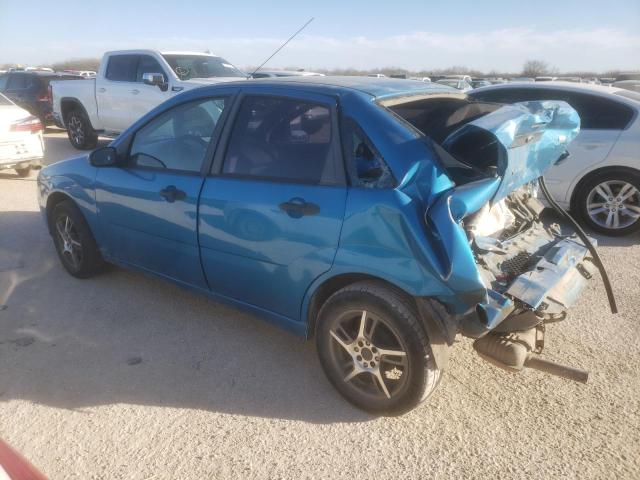 1FAFP34N57W268410 - 2007 FORD FOCUS ZX4 BLUE photo 2