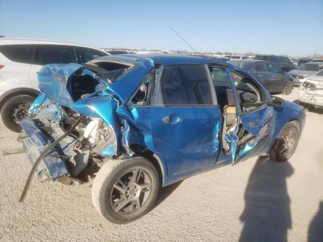 1FAFP34N57W268410 - 2007 FORD FOCUS ZX4 BLUE photo 3