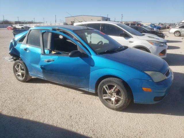 1FAFP34N57W268410 - 2007 FORD FOCUS ZX4 BLUE photo 4