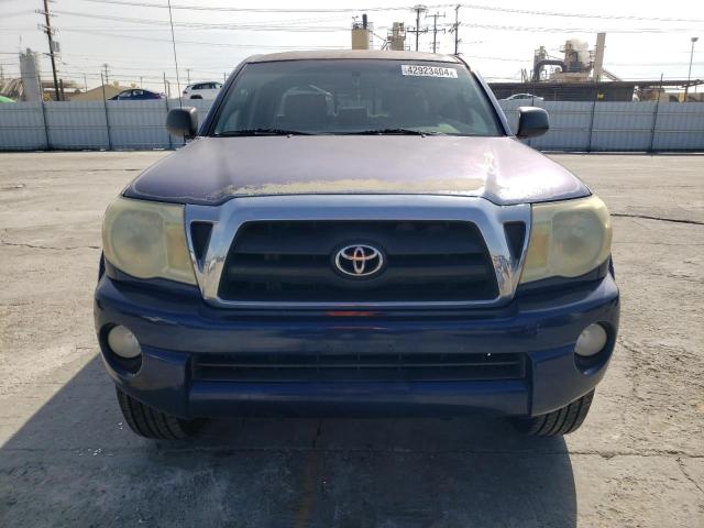 5TEJU62N57Z346737 - 2007 TOYOTA TACOMA DOUBLE CAB PRERUNNER BLUE photo 5