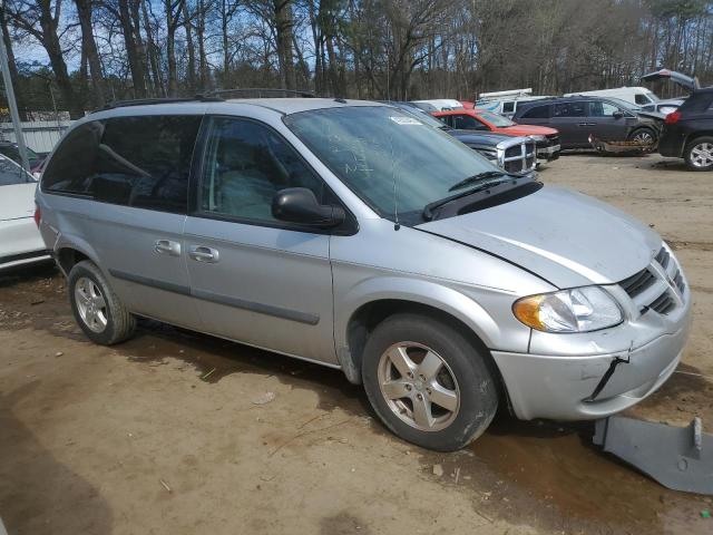 1D4GP45R37B138285 - 2007 DODGE CARAVAN SXT SILVER photo 4