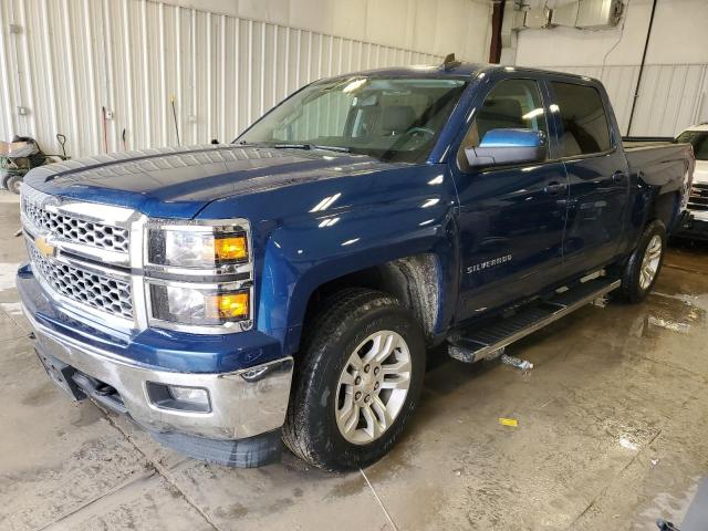 3GCUKREC9FG156738 - 2015 CHEVROLET SILVERADO K1500 LT BLUE photo 1