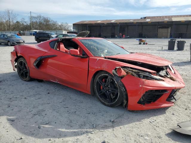 1G1YA2D42N5112200 - 2022 CHEVROLET CORVETTE STINGRAY 1LT RED photo 4