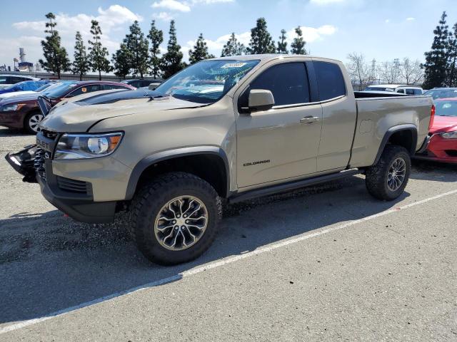 1GCRTEE19M1157877 - 2021 CHEVROLET COLORADO ZR2 TAN photo 1