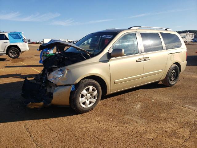 KNDMG4C38A6326220 - 2010 KIA SEDONA LX TAN photo 1