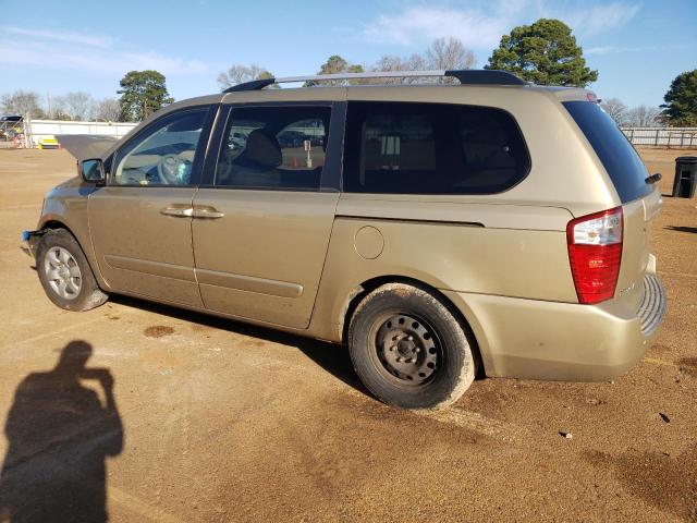 KNDMG4C38A6326220 - 2010 KIA SEDONA LX TAN photo 2