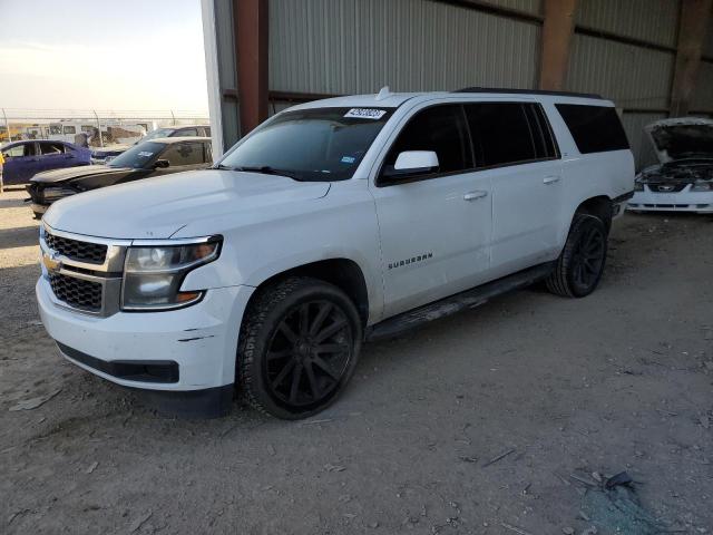 1GNSCHKC9HR133120 - 2017 CHEVROLET SUBURBAN C1500 LT WHITE photo 1