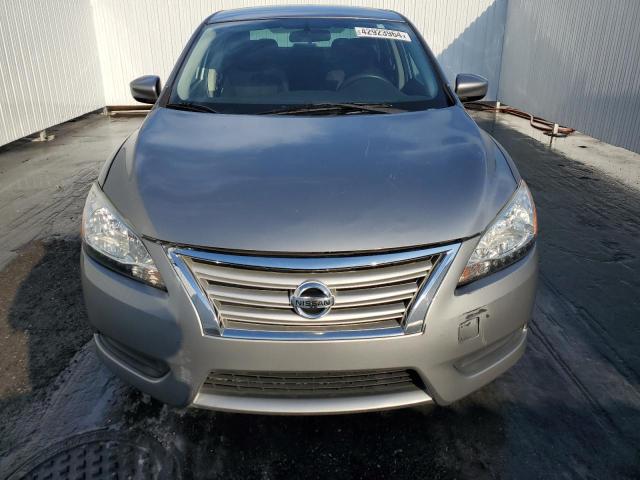 3N1AB7AP2EY241271 - 2014 NISSAN SENTRA S GRAY photo 5