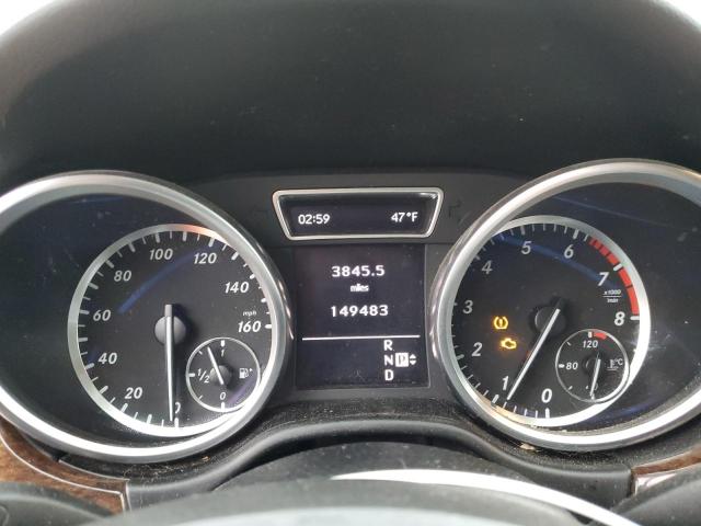 4JGDA5HB6CA061686 - 2012 MERCEDES-BENZ ML 350 4MATIC WHITE photo 9