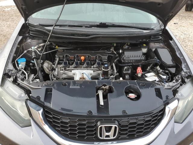 19XFB2F56FE119402 - 2015 HONDA CIVIC LX GRAY photo 11