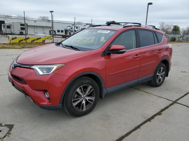 JTMRFREV1GJ104550 - 2016 TOYOTA RAV4 XLE RED photo 1