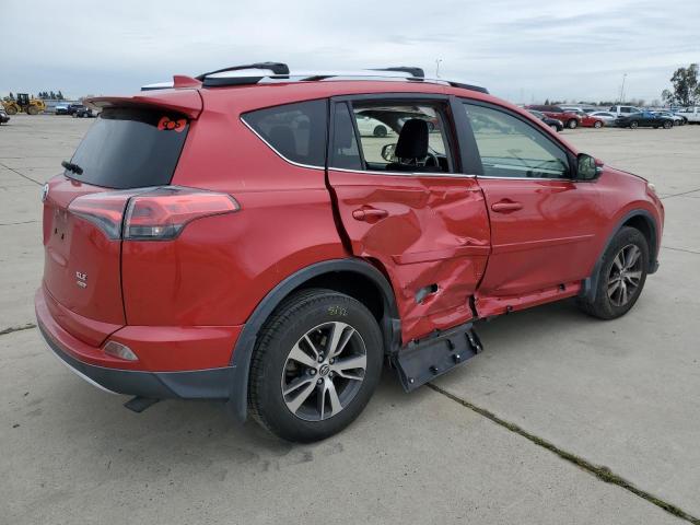 JTMRFREV1GJ104550 - 2016 TOYOTA RAV4 XLE RED photo 3