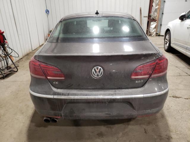 WVWBP7ANXDE516446 - 2013 VOLKSWAGEN CC SPORT GRAY photo 6