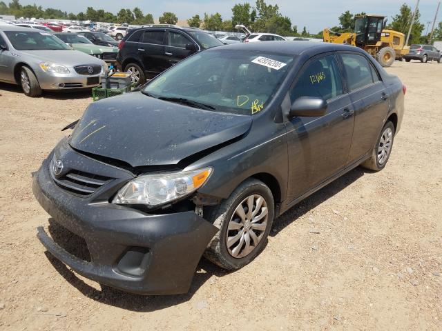 2T1BU4EE3DC094914 - 2013 TOYOTA COROLLA BASE BLACK photo 2