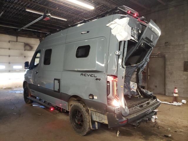 W1W4EBVY4NP443977 - 2022 MERCEDES-BENZ SPRINTER 2500 GRAY photo 3