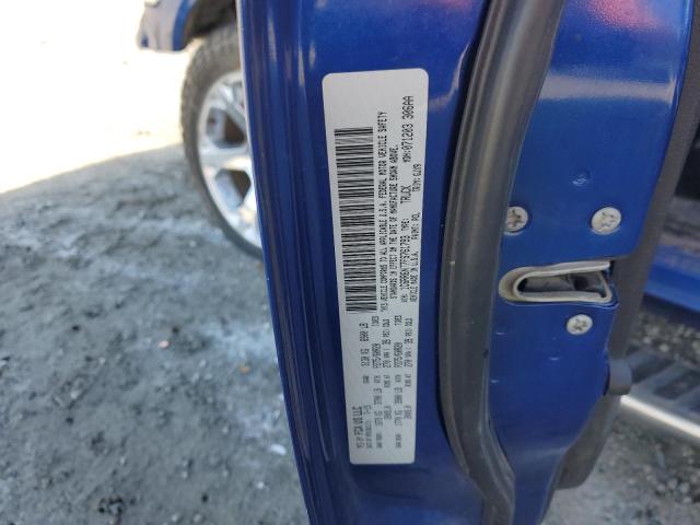 1C6RR6NT7FS761793 - 2015 RAM 1500 LARAMIE BLUE photo 12