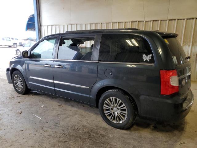 2C4RC1CG5ER409427 - 2014 CHRYSLER TOWN & COU TOURING L BLUE photo 2