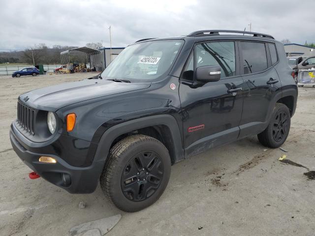 ZACCJBCB3JPH23372 - 2018 JEEP RENEGADE TRAILHAWK BLACK photo 1