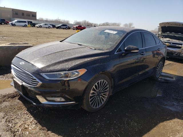 3FA6P0D91JR138443 - 2018 FORD FUSION TITANIUM/PLATINUM BLACK photo 1