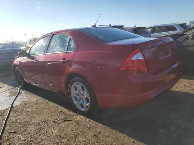 3FAHP0HA6AR302038 - 2010 FORD FUSION SE RED photo 2