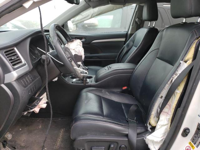 5TDKKRFH2ES031355 - 2014 TOYOTA HIGHLANDER XLE WHITE photo 7