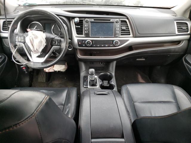 5TDKKRFH2ES031355 - 2014 TOYOTA HIGHLANDER XLE WHITE photo 8