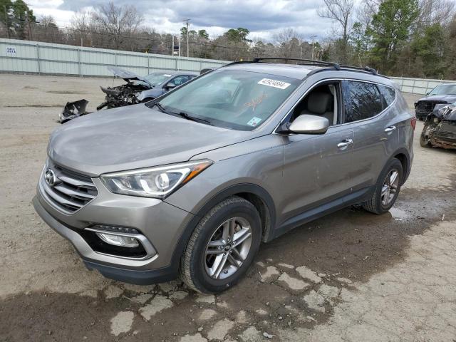 5XYZU3LB1HG436467 - 2017 HYUNDAI SANTA FE S GRAY photo 1