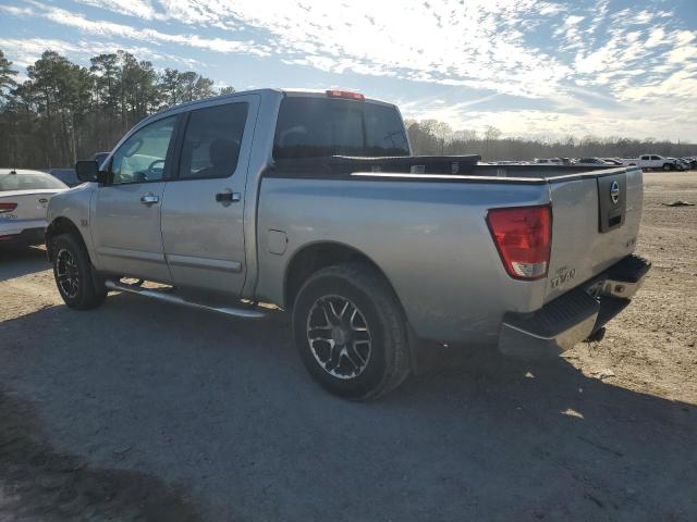 1N6AA07A54N590671 - 2004 NISSAN TITAN XE SILVER photo 2