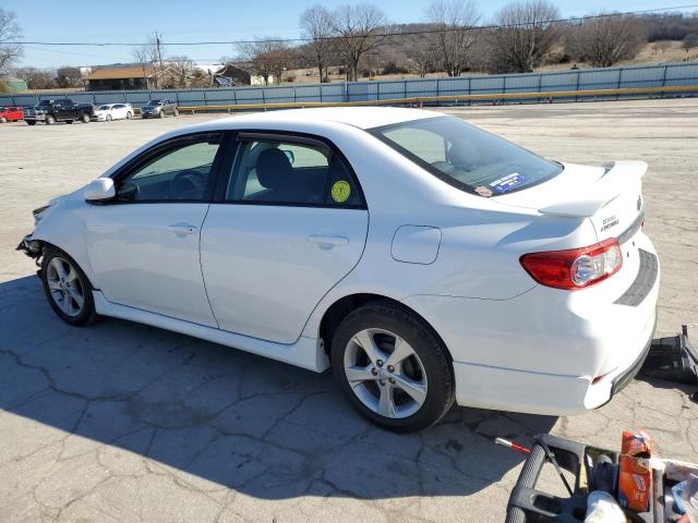 5YFBU4EE9CP016328 - 2012 TOYOTA COROLLA BASE WHITE photo 2