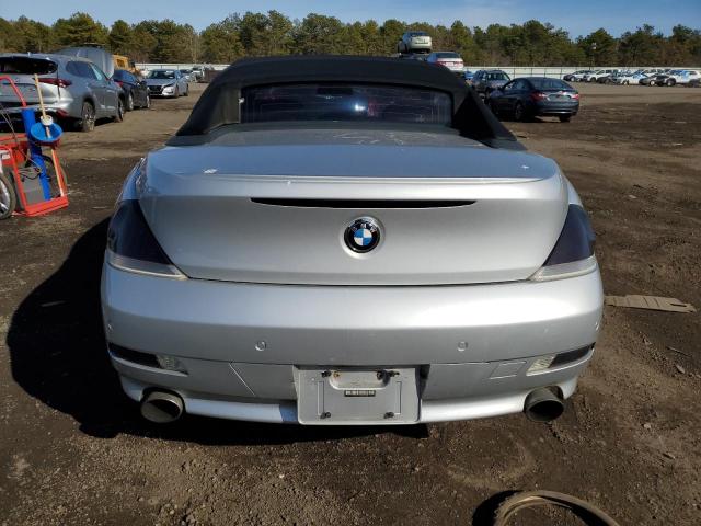 WBAEK73455B325498 - 2005 BMW 645 CI AUTOMATIC GRAY photo 6