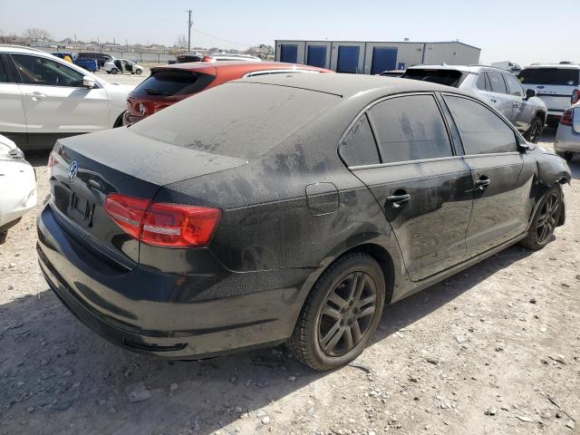 3VW2K7AJ2FM350378 - 2015 VOLKSWAGEN JETTA BASE BLACK photo 3
