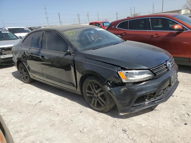 3VW2K7AJ2FM350378 - 2015 VOLKSWAGEN JETTA BASE BLACK photo 4