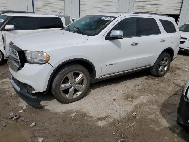 1C4RDHEG2DC570781 - 2013 DODGE DURANGO CITADEL WHITE photo 1