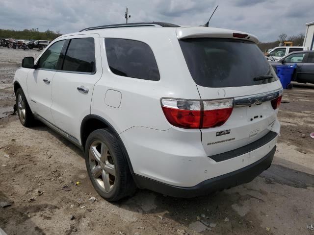 1C4RDHEG2DC570781 - 2013 DODGE DURANGO CITADEL WHITE photo 2